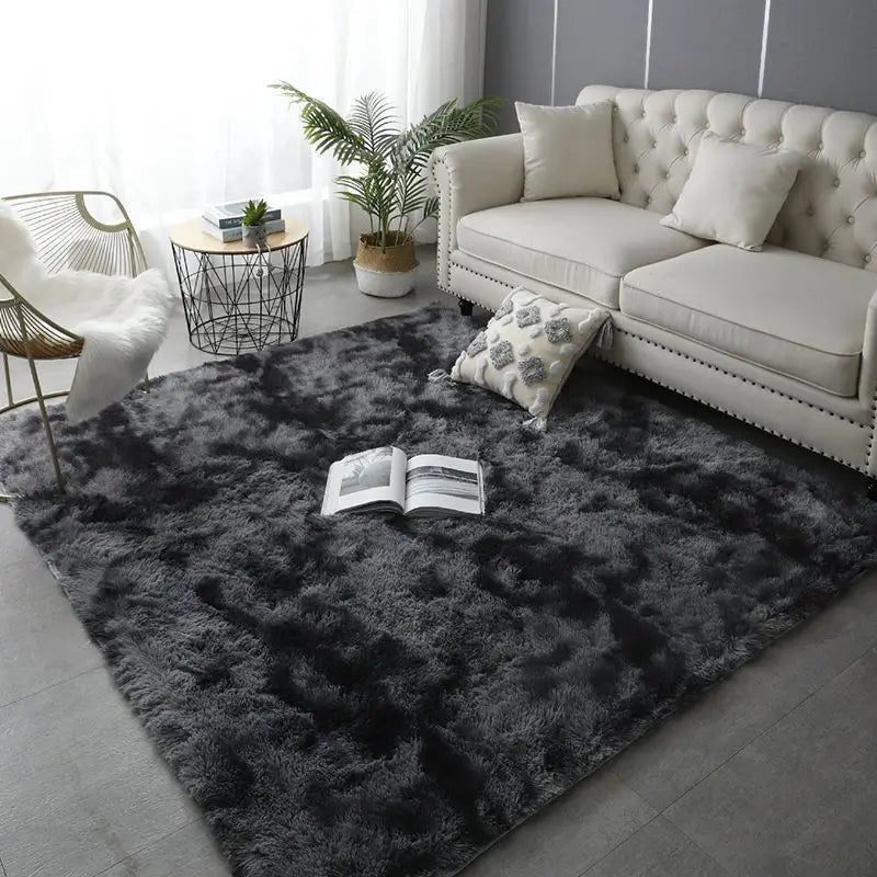 Shaggy Hall Carpet Lounge Dining Room  On The Floor Nordic Decoration Home  Mat Bedside  Fluffy Area Rug To The Living Room