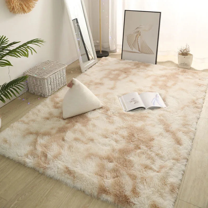 Shaggy Hall Carpet Lounge Dining Room  On The Floor Nordic Decoration Home  Mat Bedside  Fluffy Area Rug To The Living Room