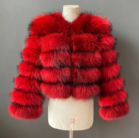 Women's Fashion faux fur coat super hot Autumn Winter women short Faux fox fur fluffy jacket high quality 7xl Ladies furry coats